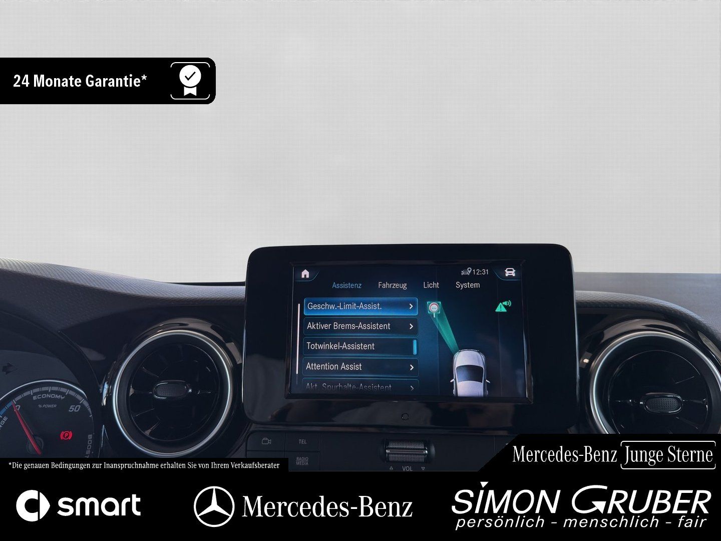 Fahrzeugabbildung Mercedes-Benz EQT 200 Power Ambi Kamera LED AHK AC22/DC75