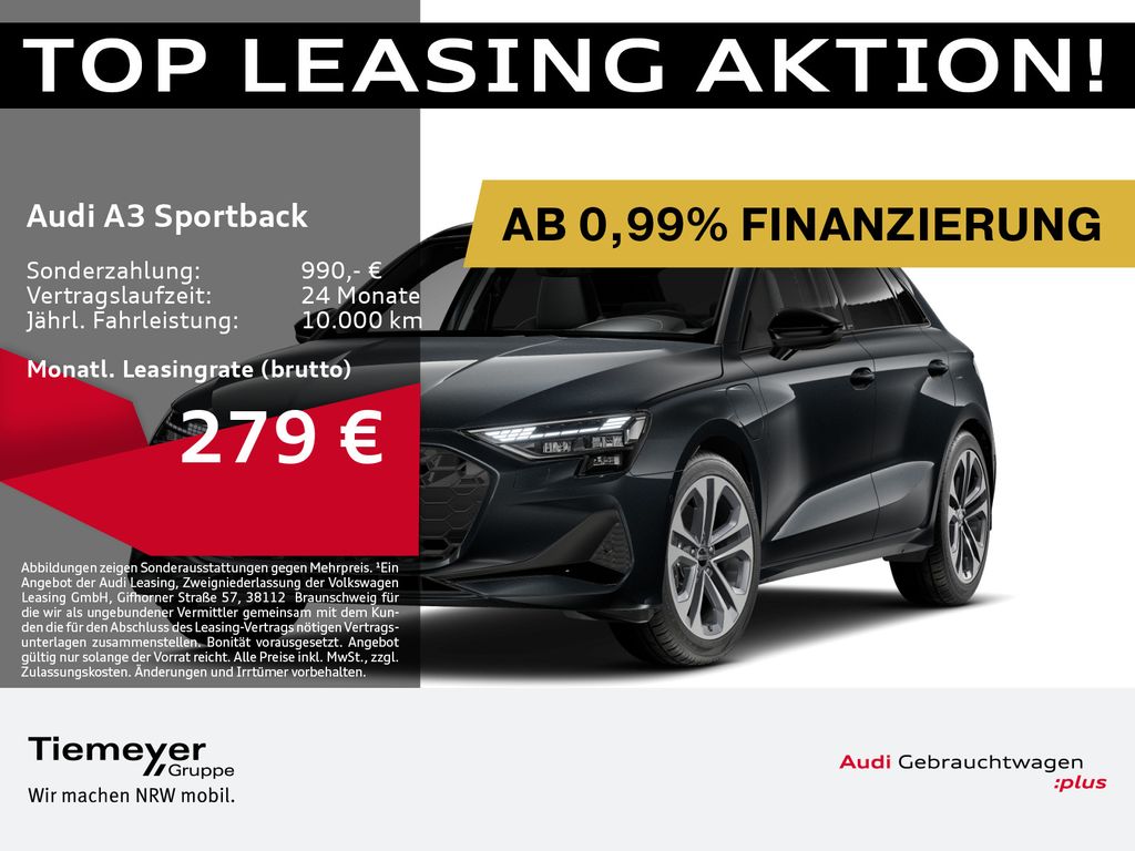 Audi A3 Sportback 40 TFSIe ADVANCED LM18 PANO MATRIX