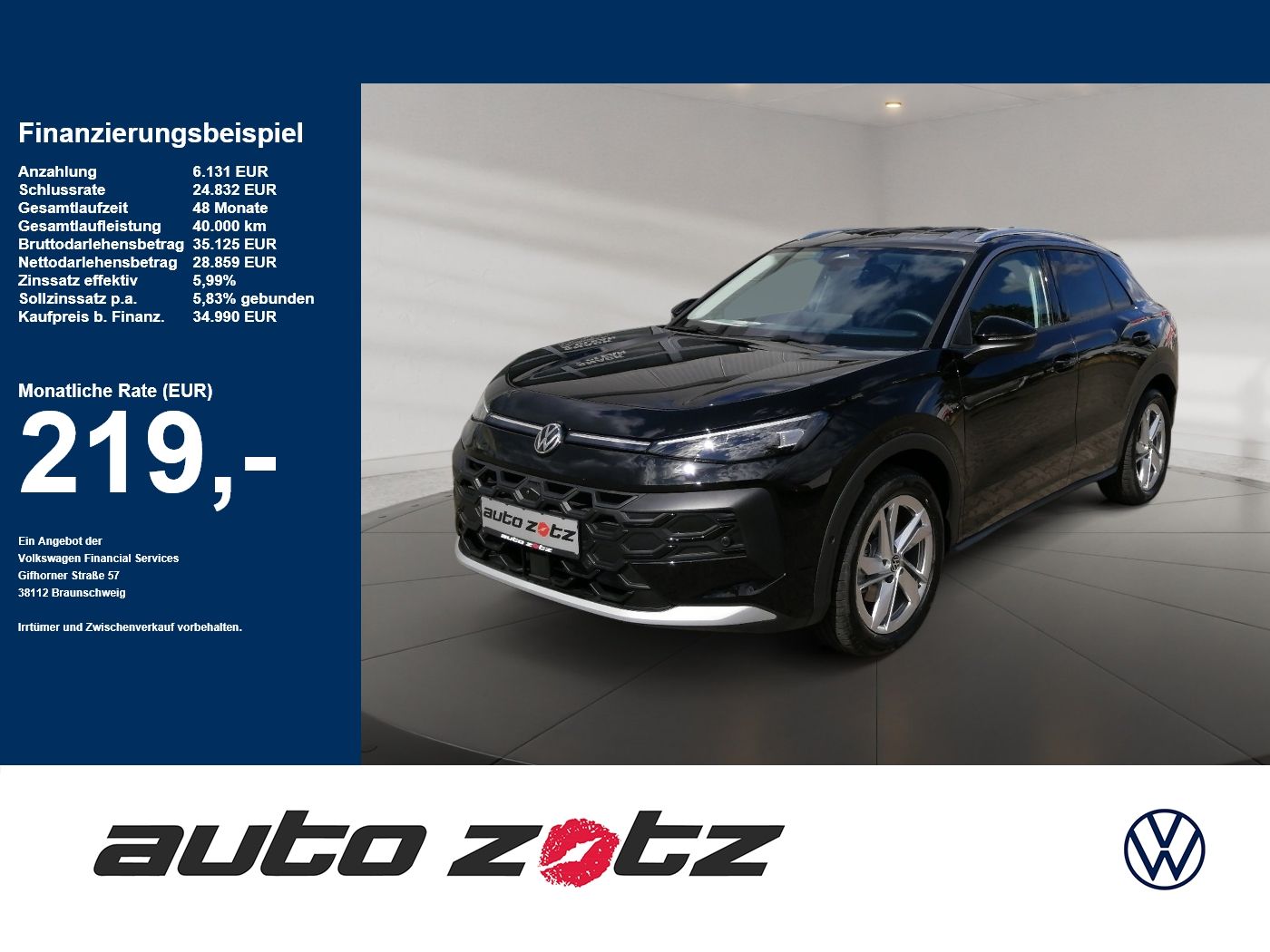 Volkswagen T-Roc Style 1.5 l eTSI OPF DSG 360,HUD,Kam.,PDC