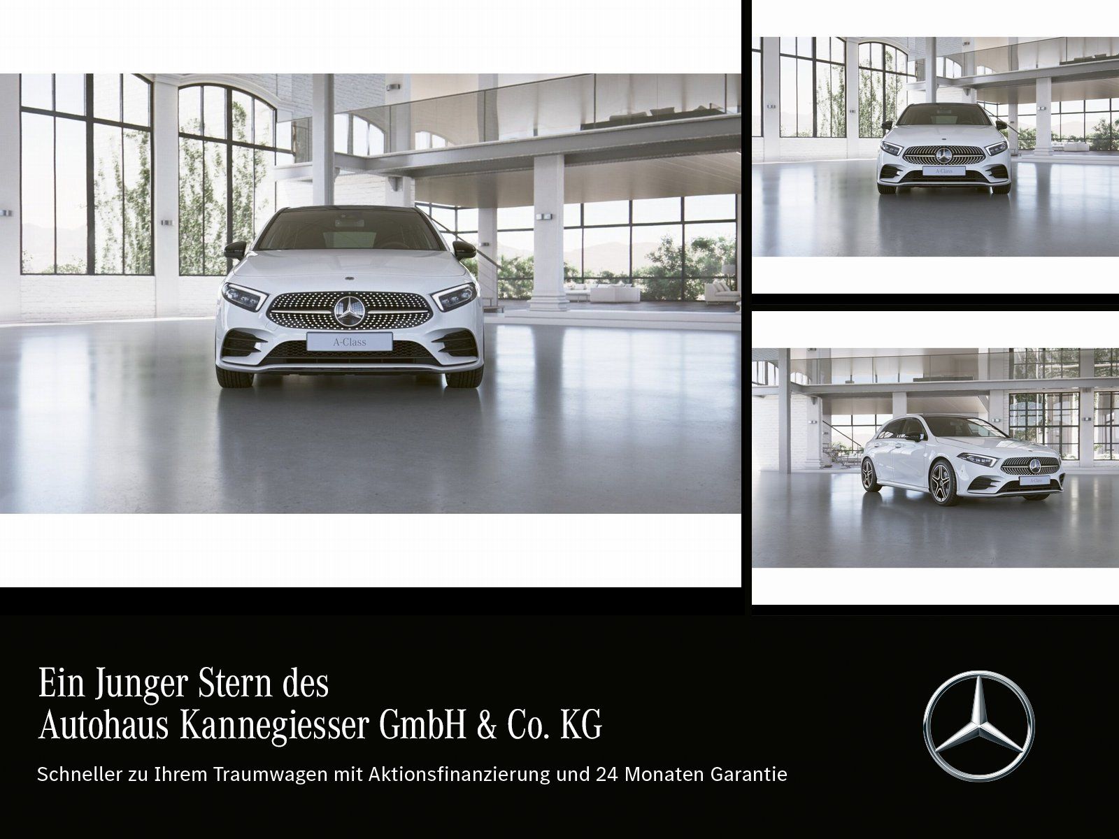 Mercedes-Benz A 200 d 4MATIC AMG-NIGHT PANO-DACH AHK MULTIBEAM foto 2