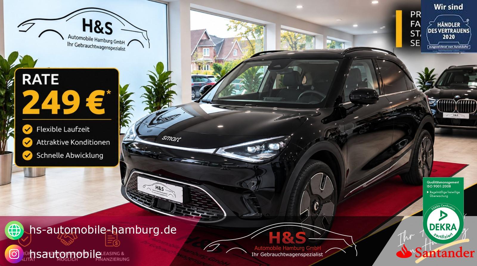 Smart #1 in schwarz gebraucht kaufen bei mobile.de