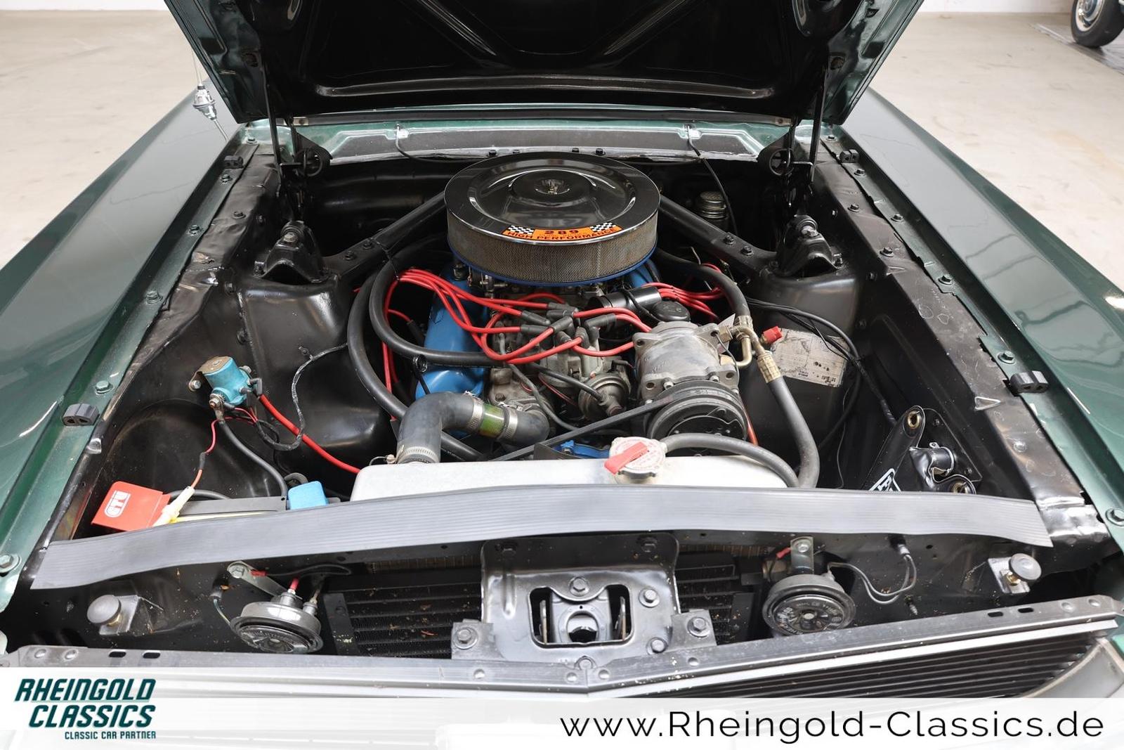 Ford Mustang 289 Coupé V8 Bullitt Green, Automatik