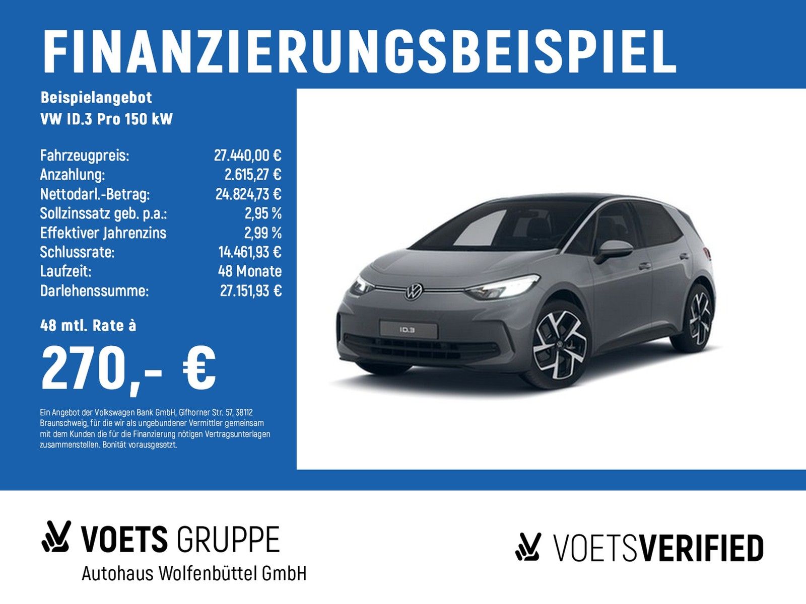 Volkswagen ID.3 Pro 150 kW NAVI+RearView+LED
