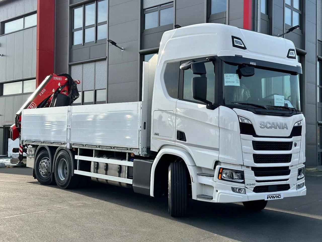 Scania R560 6x2-4 BL Baustoff-Pritsche FASSI F255.RA2.2