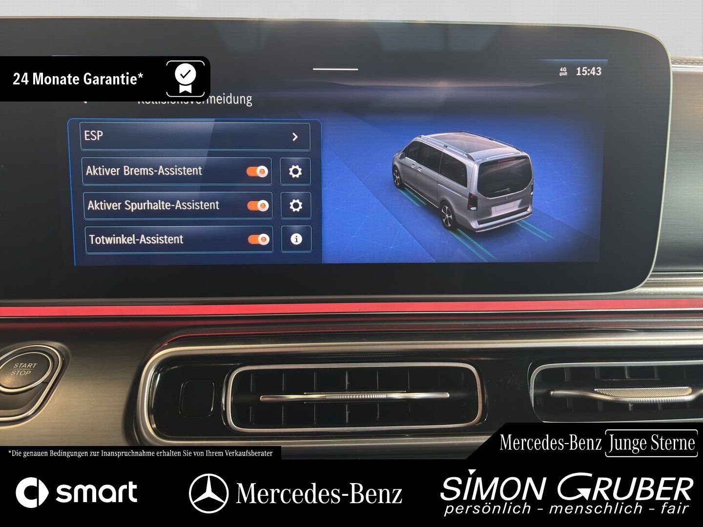 Fahrzeugabbildung Mercedes-Benz EQV 300 Lang Avantgarde Pano 6Sitzer facelift