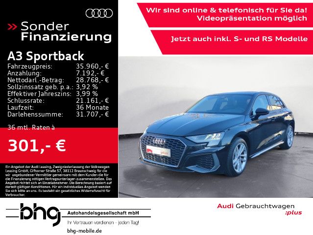 Audi A3 Sportback 40 TFSIe S-line LED/Pano/ACC/Kamera