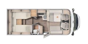 Carado T 448 PRO+ Markise Navi Kamera Smart TV