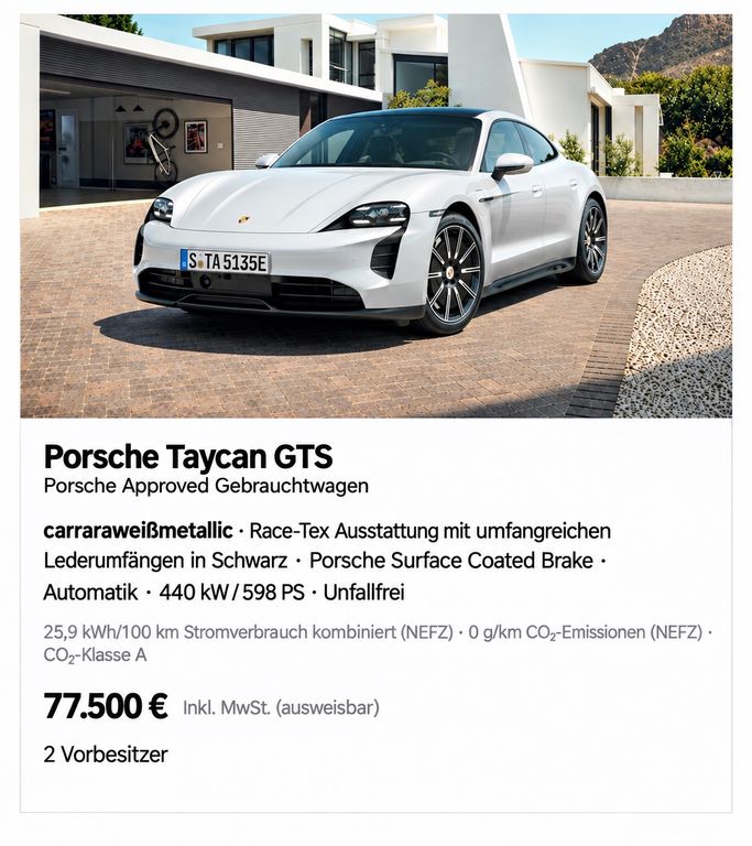 Image of Porsche Taycan