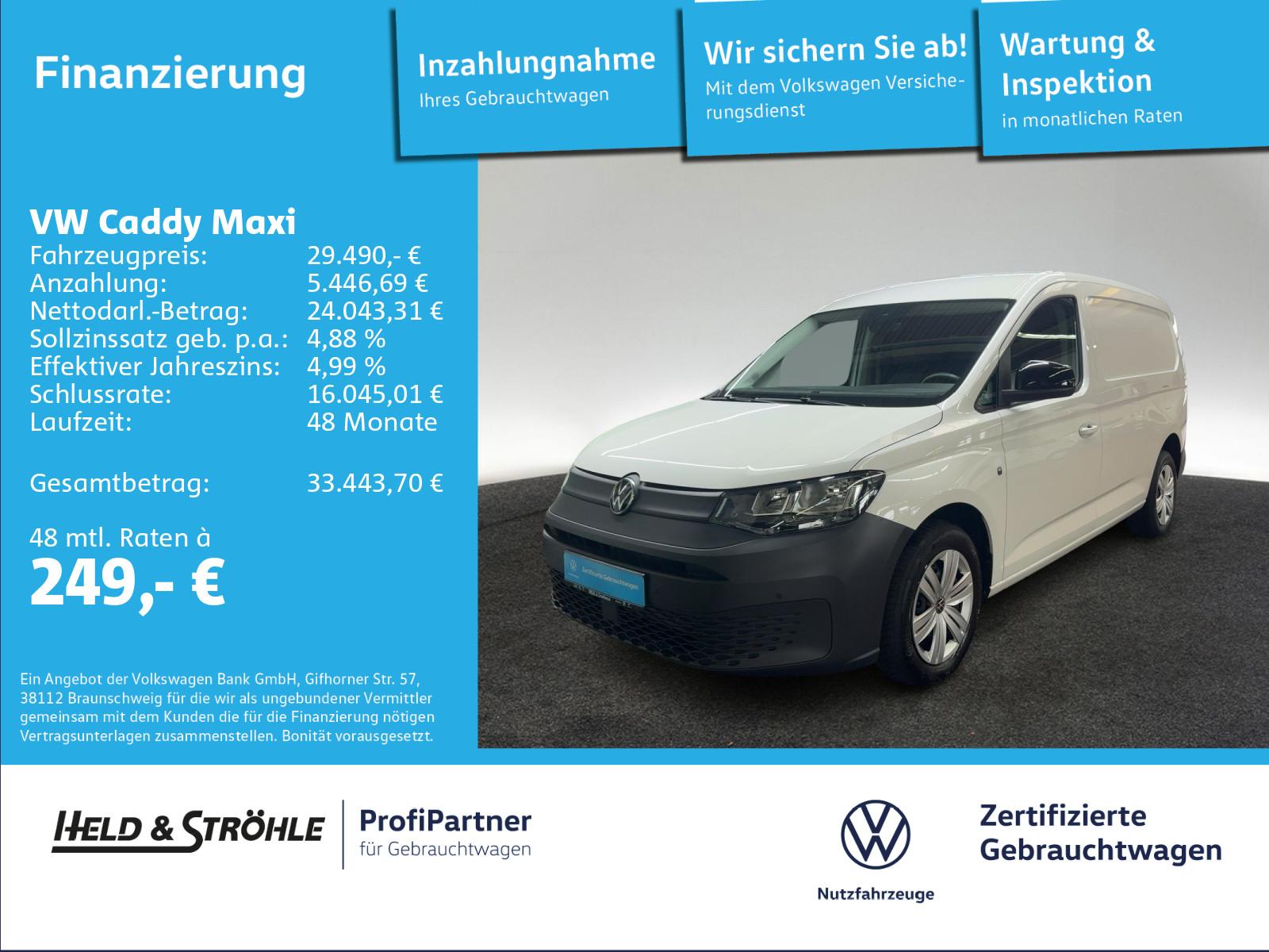 Volkswagen Caddy Maxi Kasten 2.0 TDI DSG AHK NAVI KAM SHZ