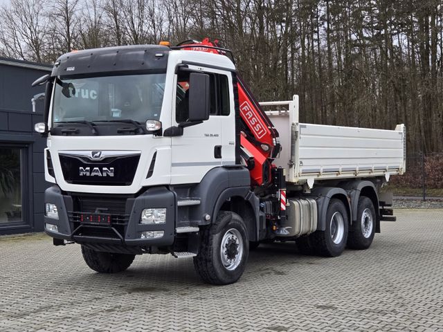 MAN TGS 28.400 6x4 3-Seitenkipper+Kran