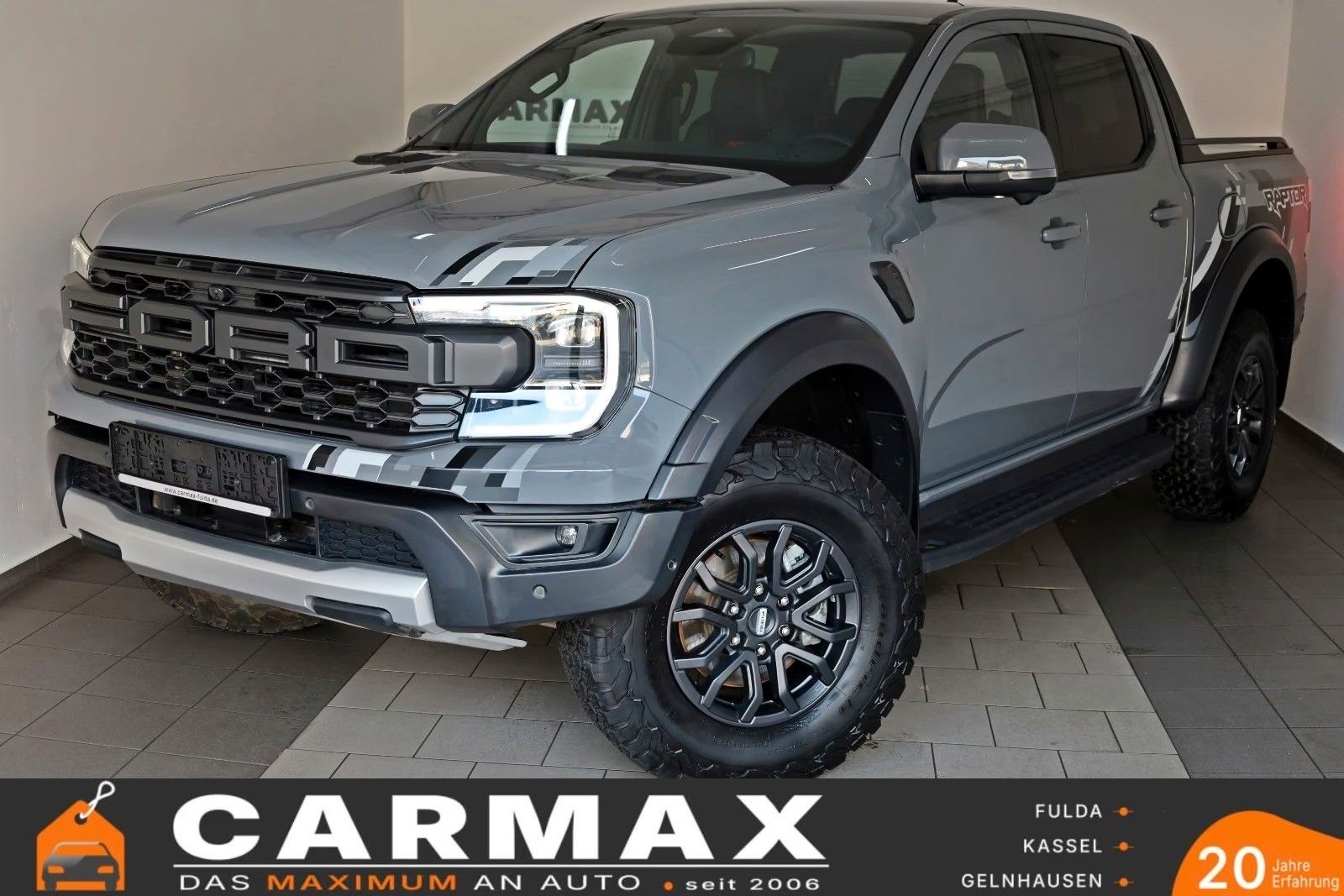 Fahrzeugabbildung Ford Ranger Raptor e-4WD ,Techno.73, Sportbügel,AHK