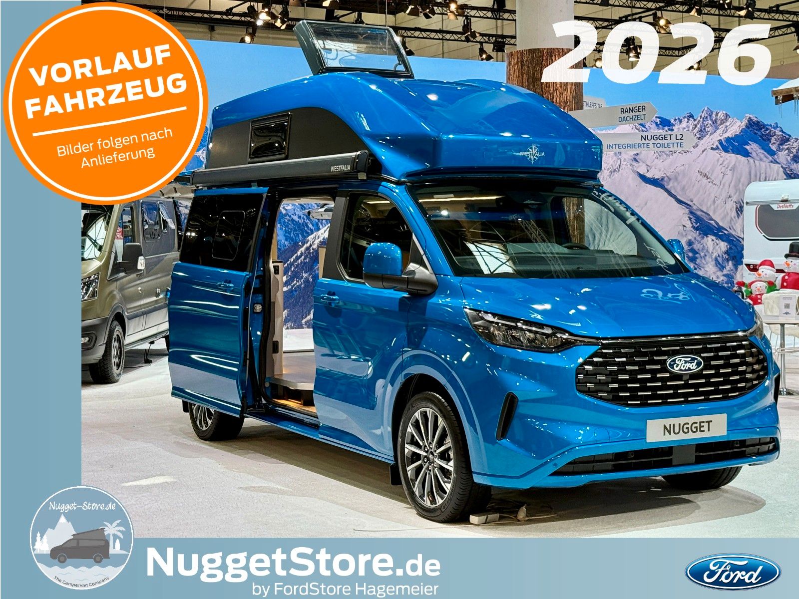 Vehicle image: Ford Nugget L2 high roof 2026 | New model V710