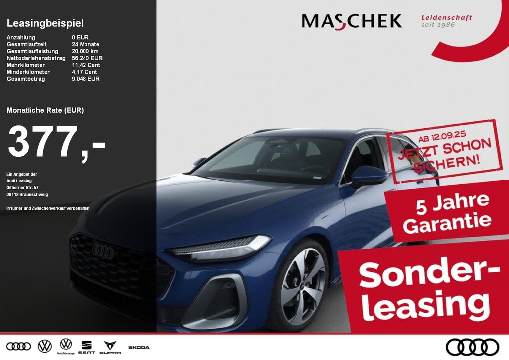 A5 Avant S Line TFSI quat AHK Standh. TECHPLUS 3