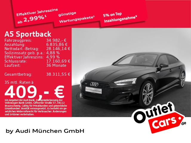 Audi A5 Sportback 40 TFSI qu. S tronic advanced S lin