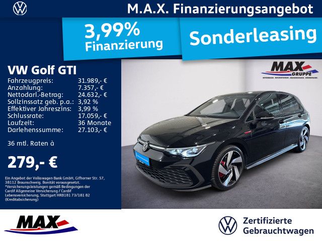 Golf VIII GTI 2.0 TSI DSG BLACK IQ.LIGHT+AHK+RFK