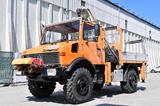 Unimog U1650 Kran Hiab 100 Seilwinde 6 Ersatzreifen - Unimog U 100