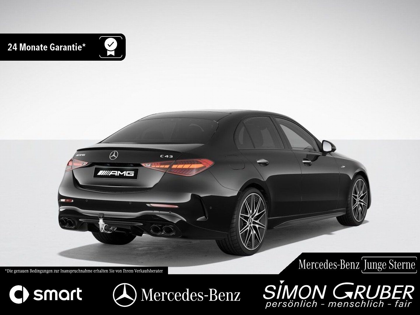 Fahrzeugabbildung Mercedes-Benz C 43 4M AMG Night Pano Drivers HUD Nappa AHK