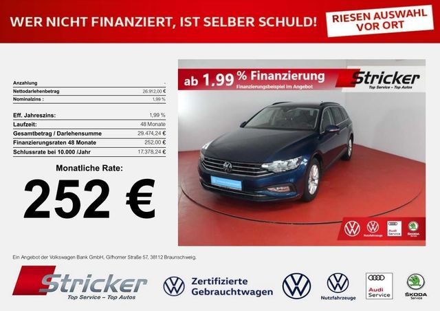 Volkswagen Passat Variant Business 1.5TSI DSG 252,-ohne Anz