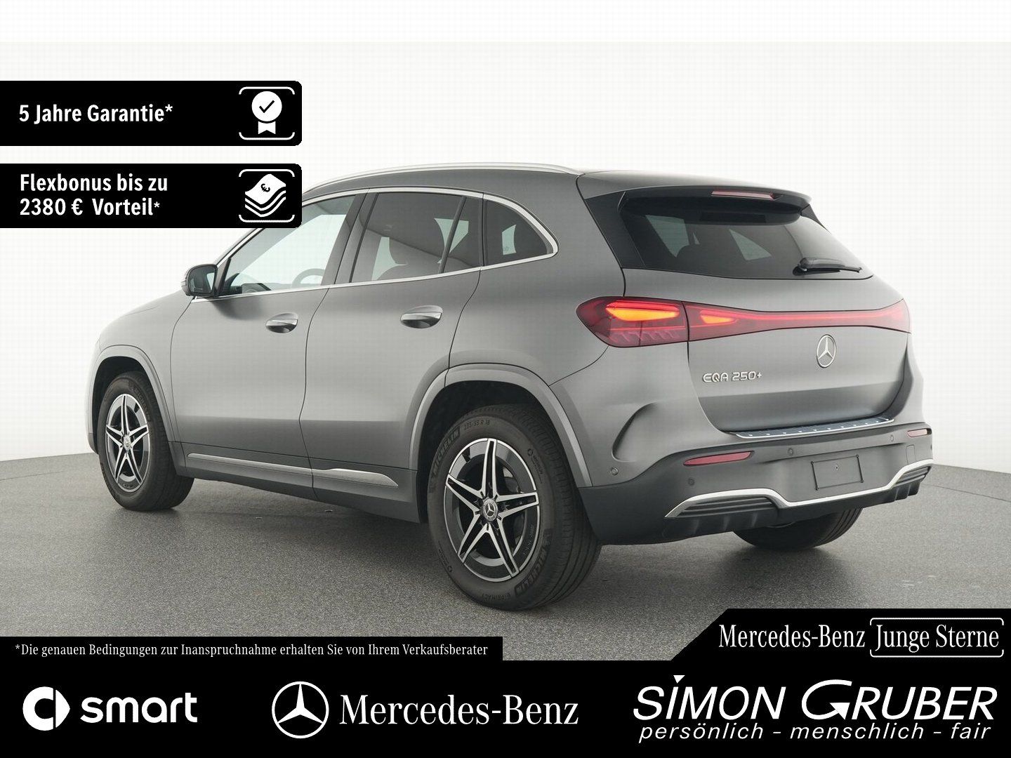 Fahrzeugabbildung Mercedes-Benz EQA 250+ AMG Pano HUD Burm LED Ambi 360 AHK