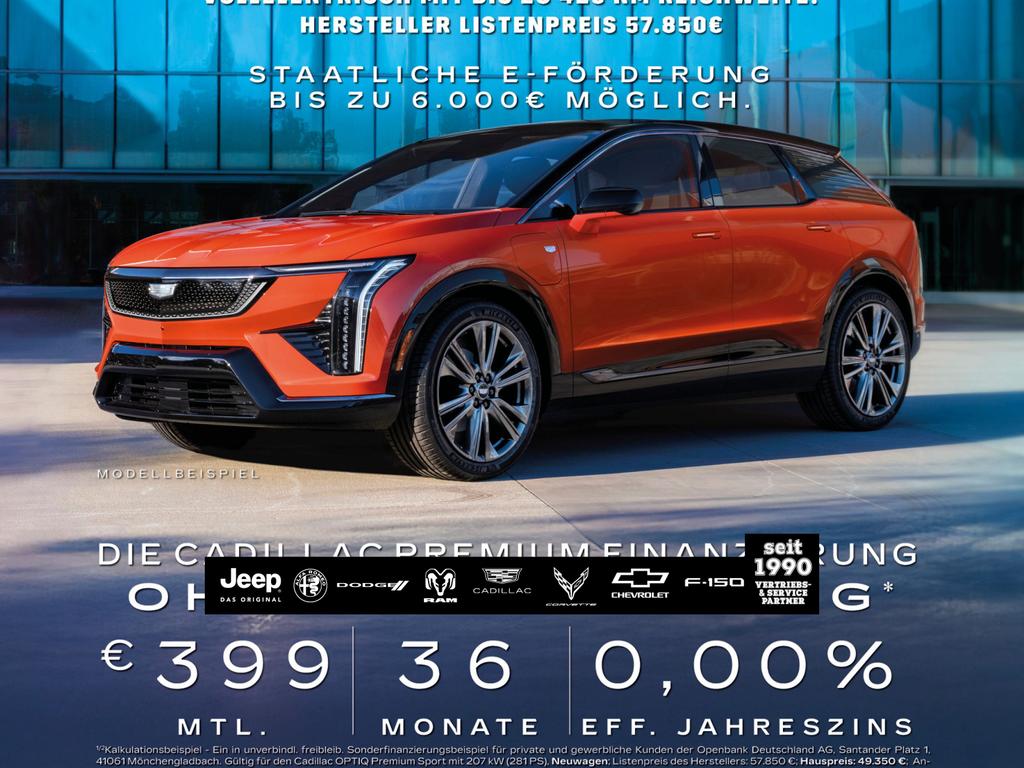 Cadillac OPTIQ Premium Sport 399 € mtl.|0€ Anz.|0%