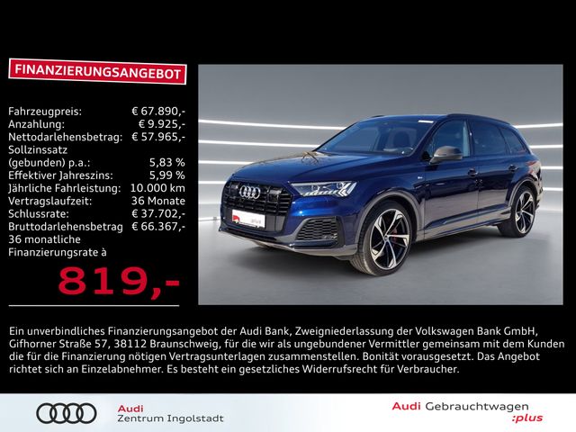 Audi Q7 60 TFSI e S line LASER AHK Pano 22" B&O-Adv.