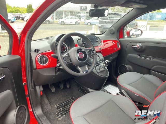 Fiat 500C Cabrio 1.0 Hybrid Red Komfortpaket PDC