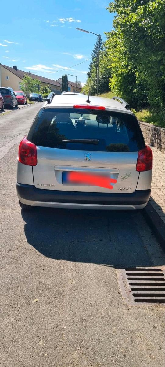 Peugeot 207 2007 — rear view