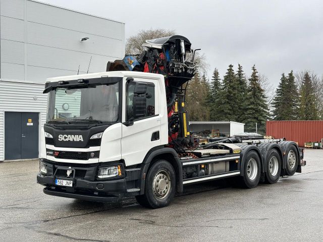 Scania P 500 B8x4*4NA Palfinger Q170Z84TI +PHT20