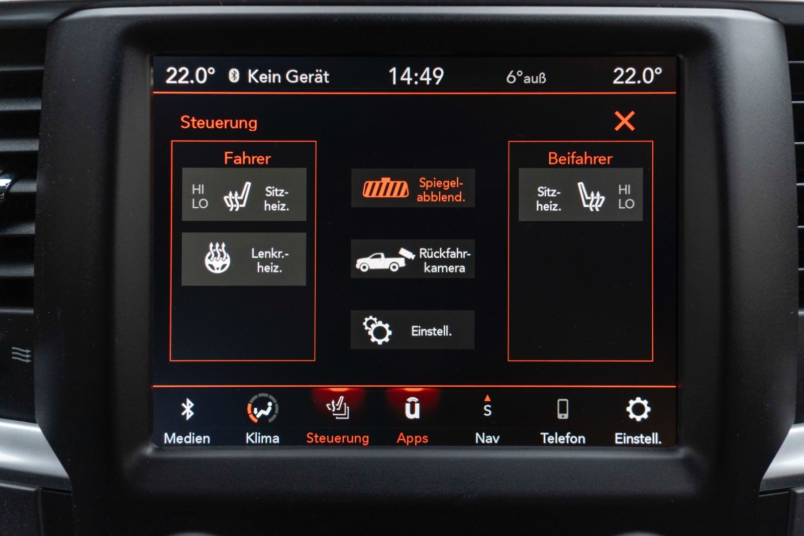 Fahrzeugabbildung Dodge RAM 1500 Classic 5,7L LPG AHK LED NAV KAM ALPINE