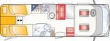 LMC Breezer A 714 G - Solar + Hubstützen - LMC Festbett