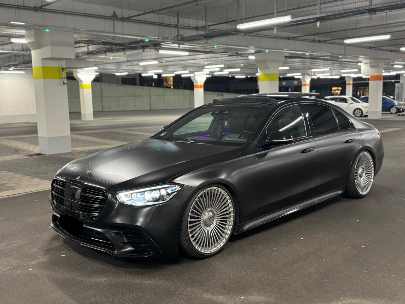 Mercedes-Benz S 350 d 4Matic AMG HUD Pano 22 Zoll PP Satin Bl.