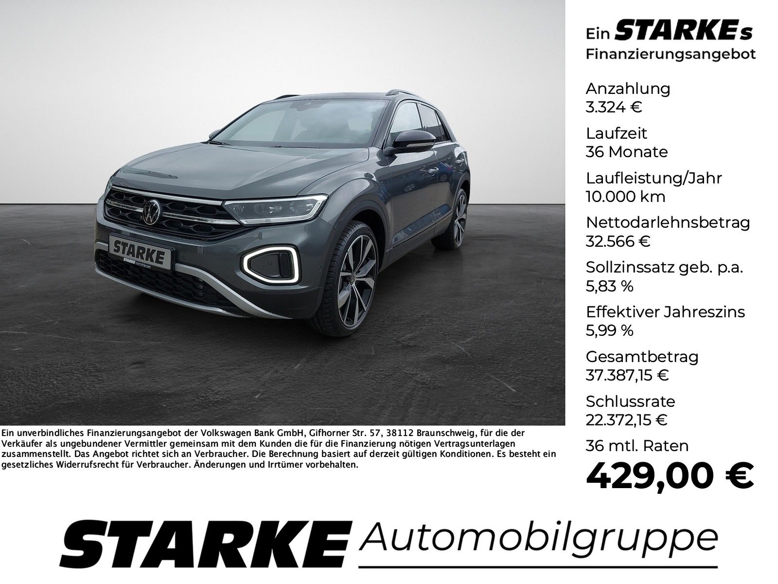 Volkswagen T-Roc 2.0 TDI DSG Style  AHK Navi LED Kamera PDC