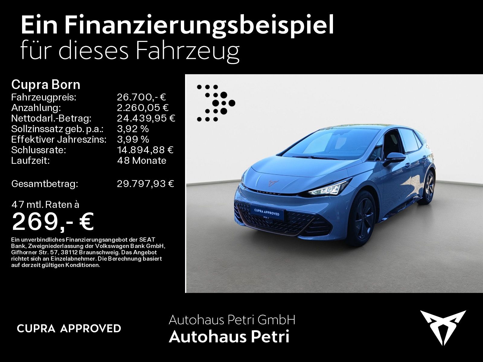 Cupra Born 62kW *Carplay*PDC*SHZ*Spurh.* imagem 2