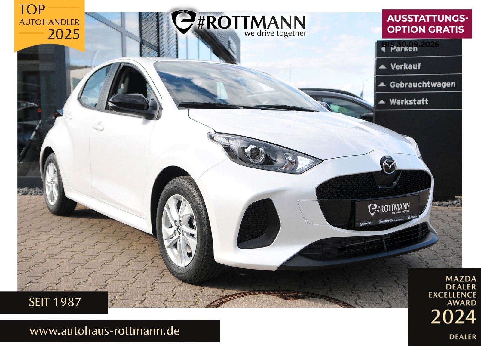 Mazda 2 Hybrid 1.5L VVT-i 116PS Aut. CENTRE-Line ACC