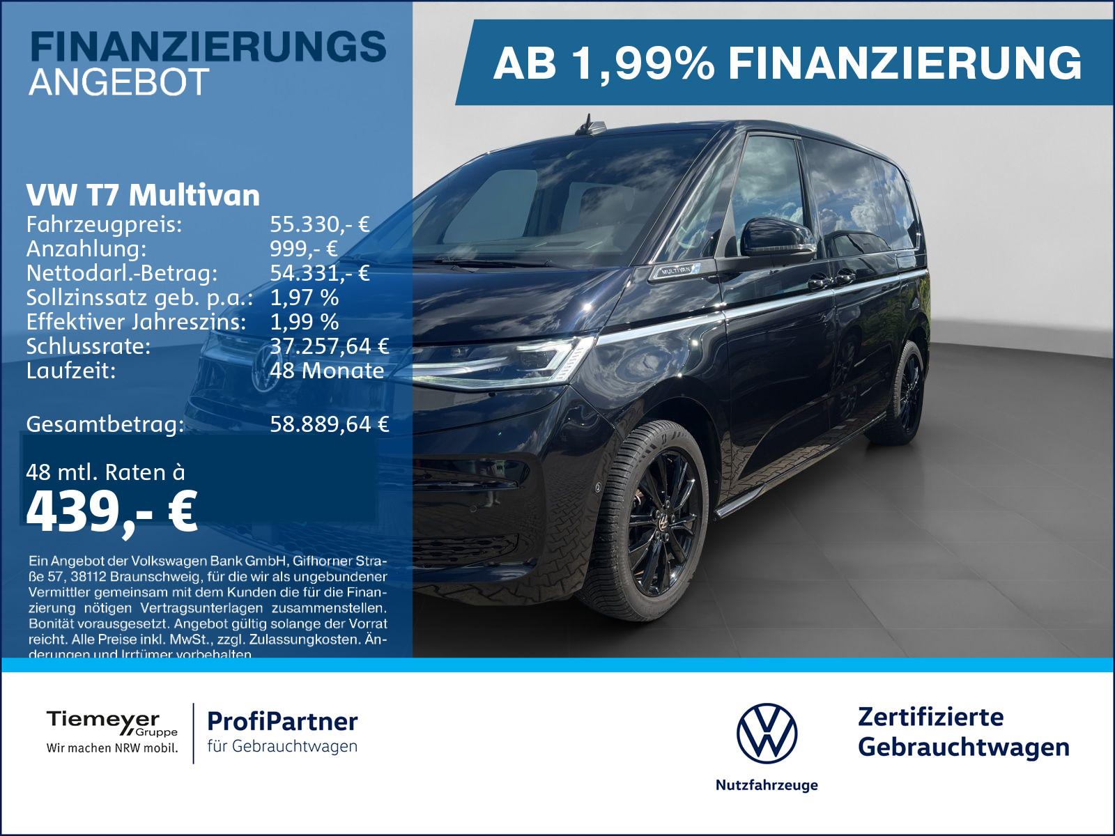 Volkswagen T7 Multivan STYLE STD.HZ 360 eKLAPPE AHK