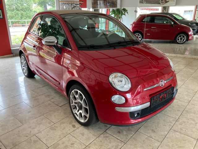 Fiat 500C-Klima-Cabrio-TÜV-NEU-PDCmetallic-Alu-Sonder