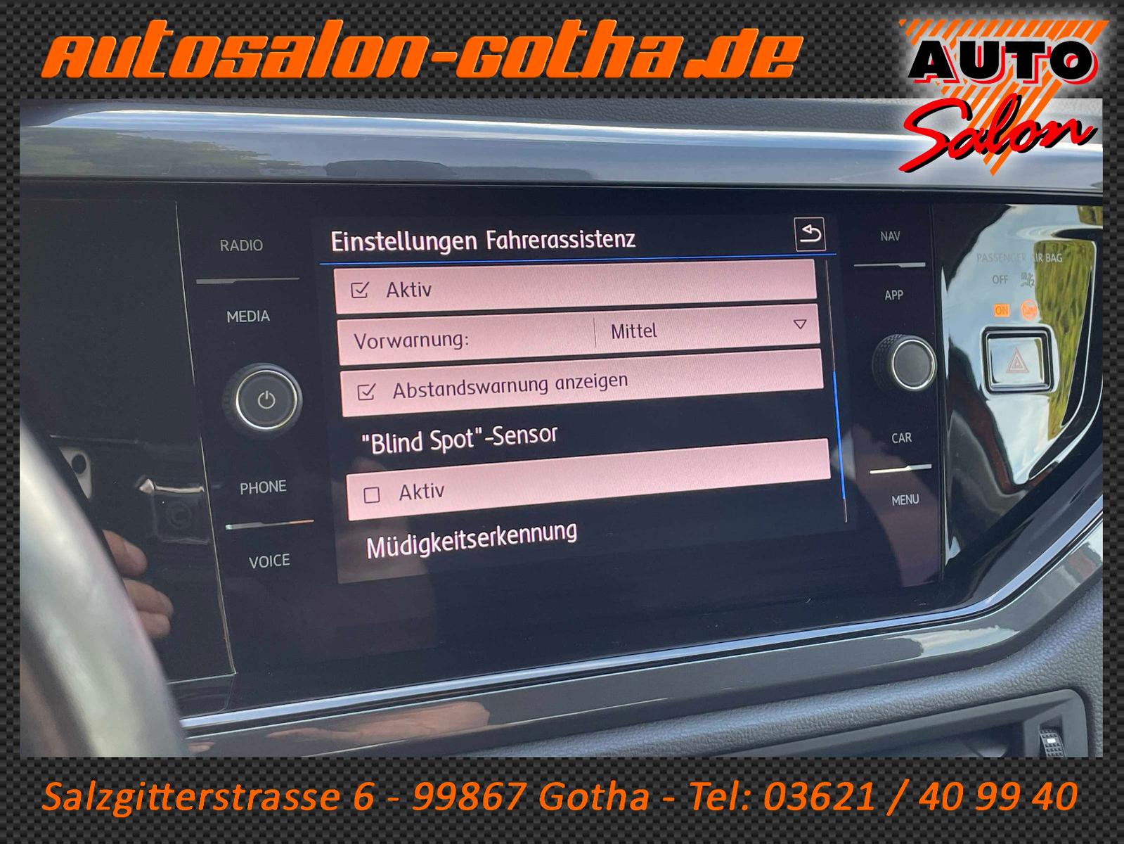 Volkswagen Polo VI TSI IQ.DRIVE NAV+KLIMA SHZ ACC BlindSpot, миниатюра 19