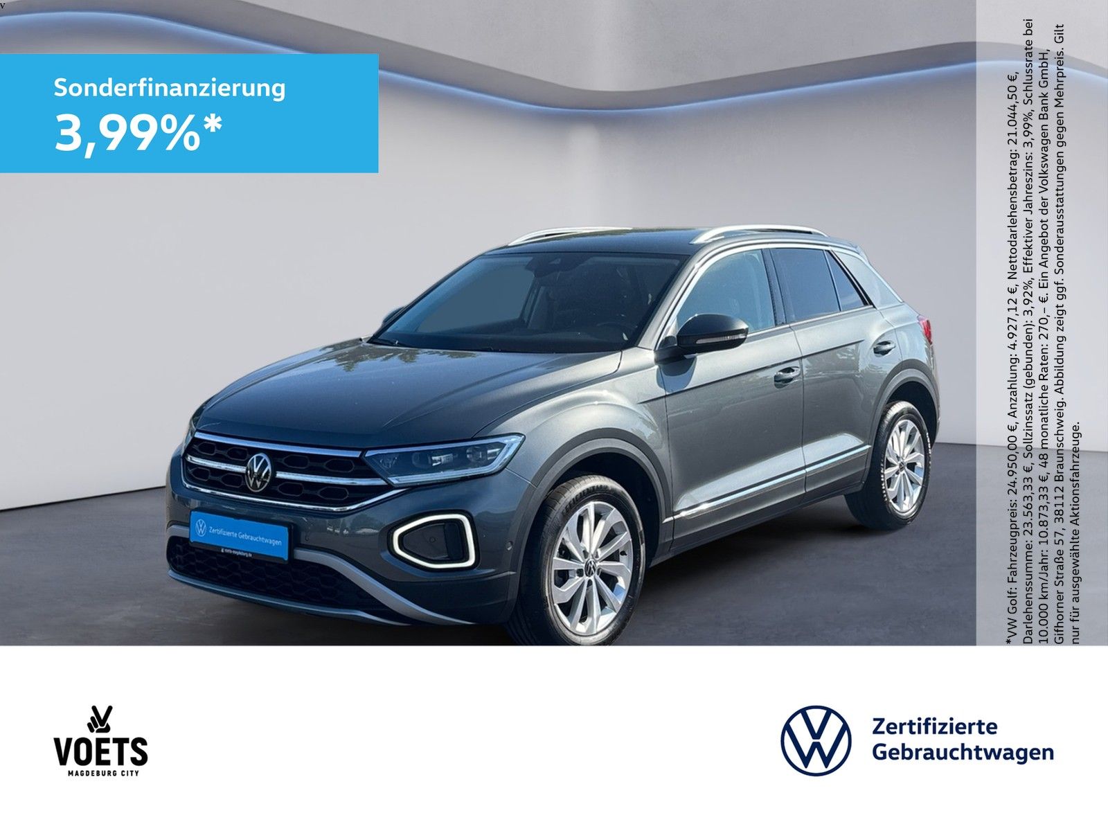 Volkswagen T-Roc 1.0 TSI Style LED+AHK+ACC+KAM+PDC
