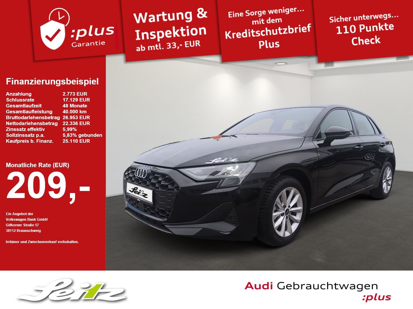 Audi A3 Sportback 30 TFSI *NAVI*KAMERA*SITZH*