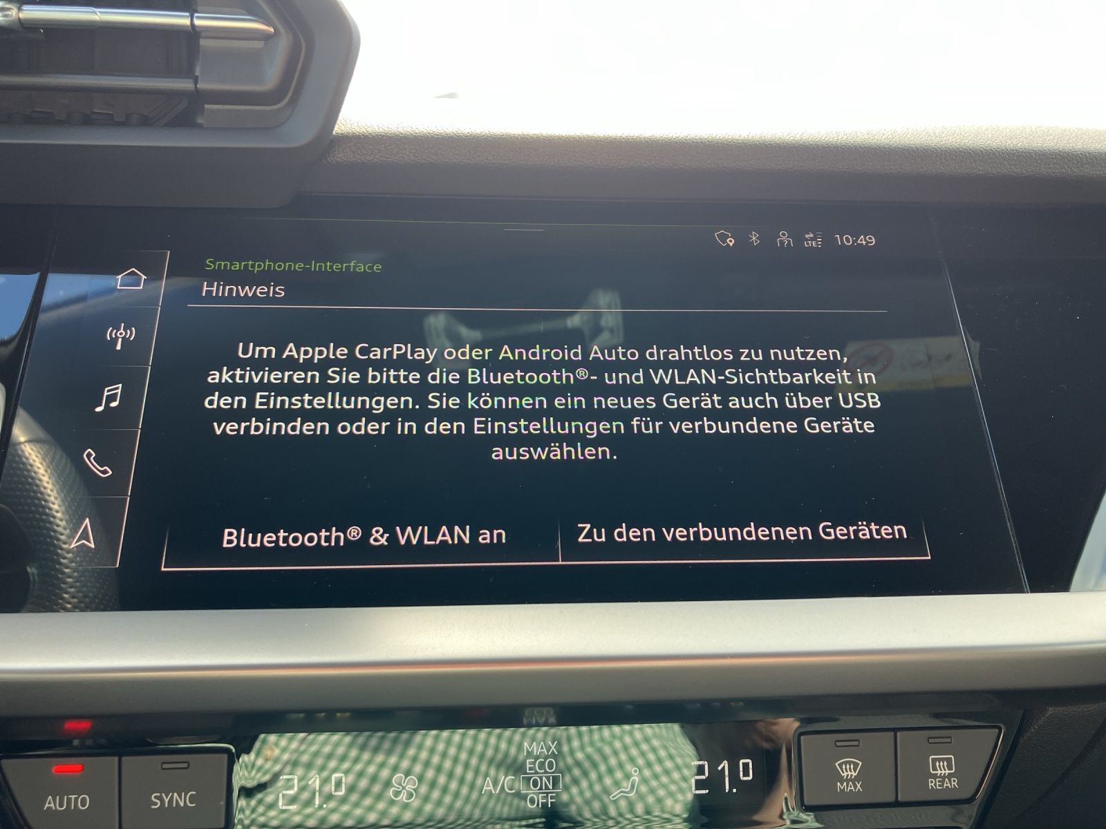 Fahrzeugabbildung Audi A3 Sportback 35 TFSI S line Matrix HUD ACC SHZ