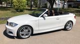 BMW 120i Cabrio weiß - braune Ledersitze - TÜV neu - BMW 120 aus 2011: 120i