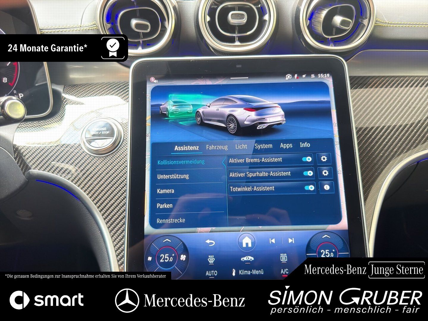 Fahrzeugabbildung Mercedes-Benz CLE 53 4M+ AMG Dyn+ RealSound Performance Sitze