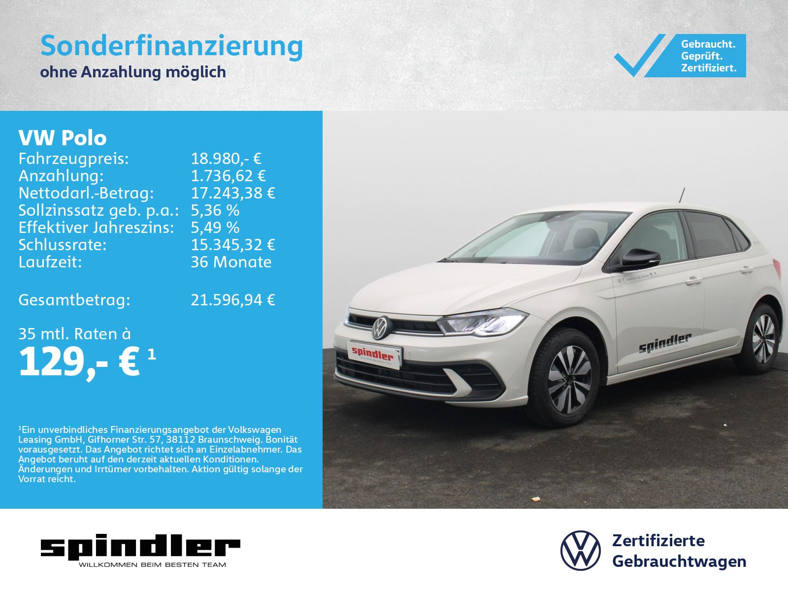 Volkswagen Polo Life 1.0 TSI/LED, ACC, PDC, AppConnect,DAB+