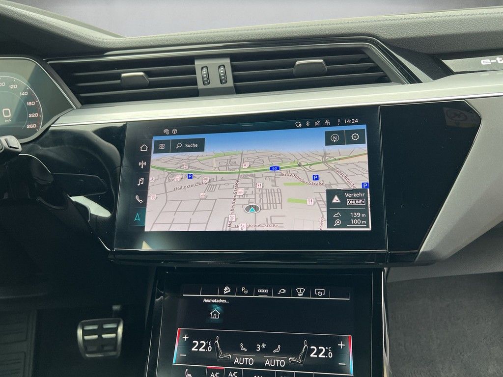 Audi Q8 e-tron advanced 50 quattro SOH94% Matrix AHK foto 11
