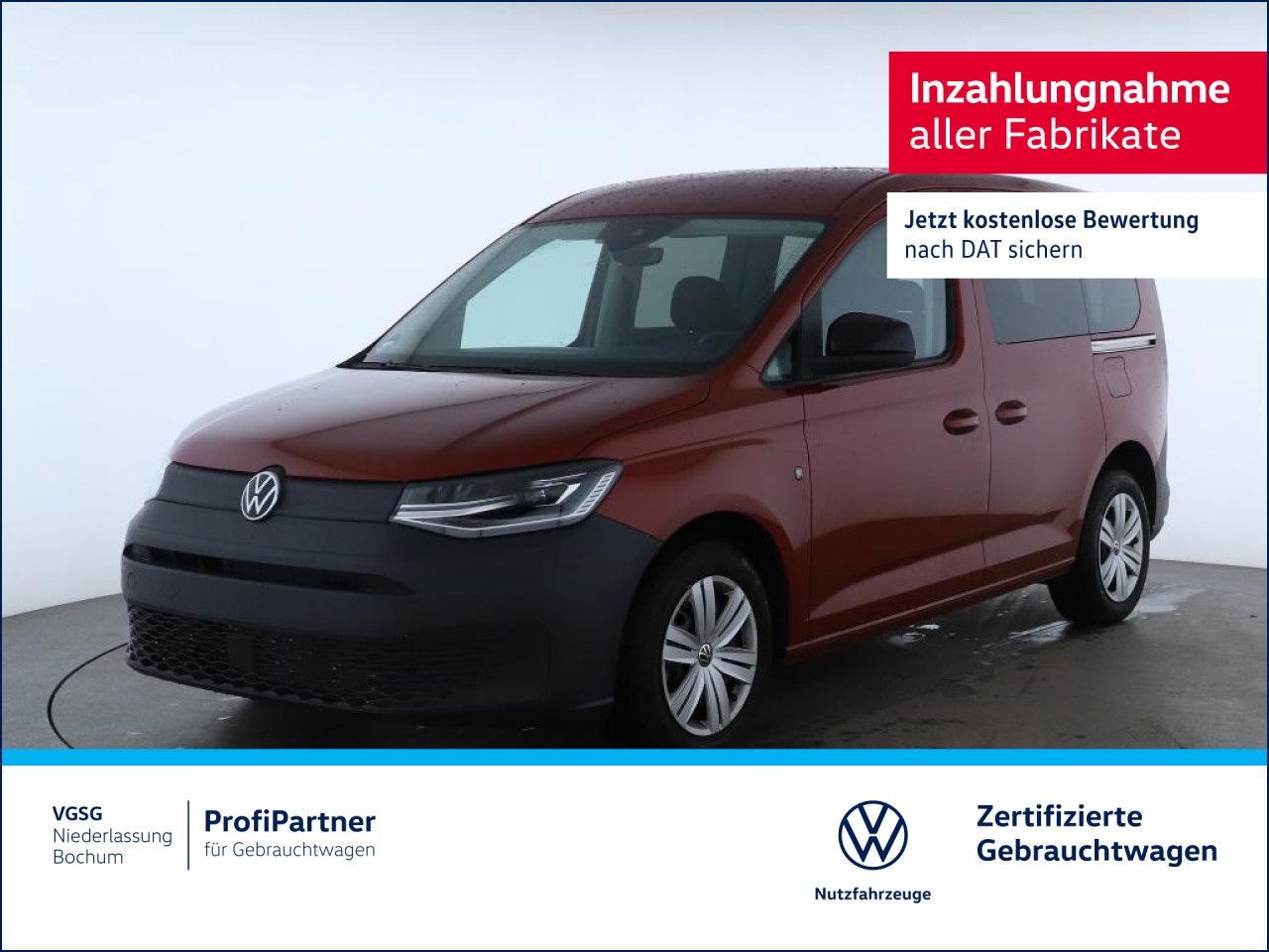 Volkswagen Caddy AHK LED Kamera PDC GJR Sitzhzg. Bluetooth