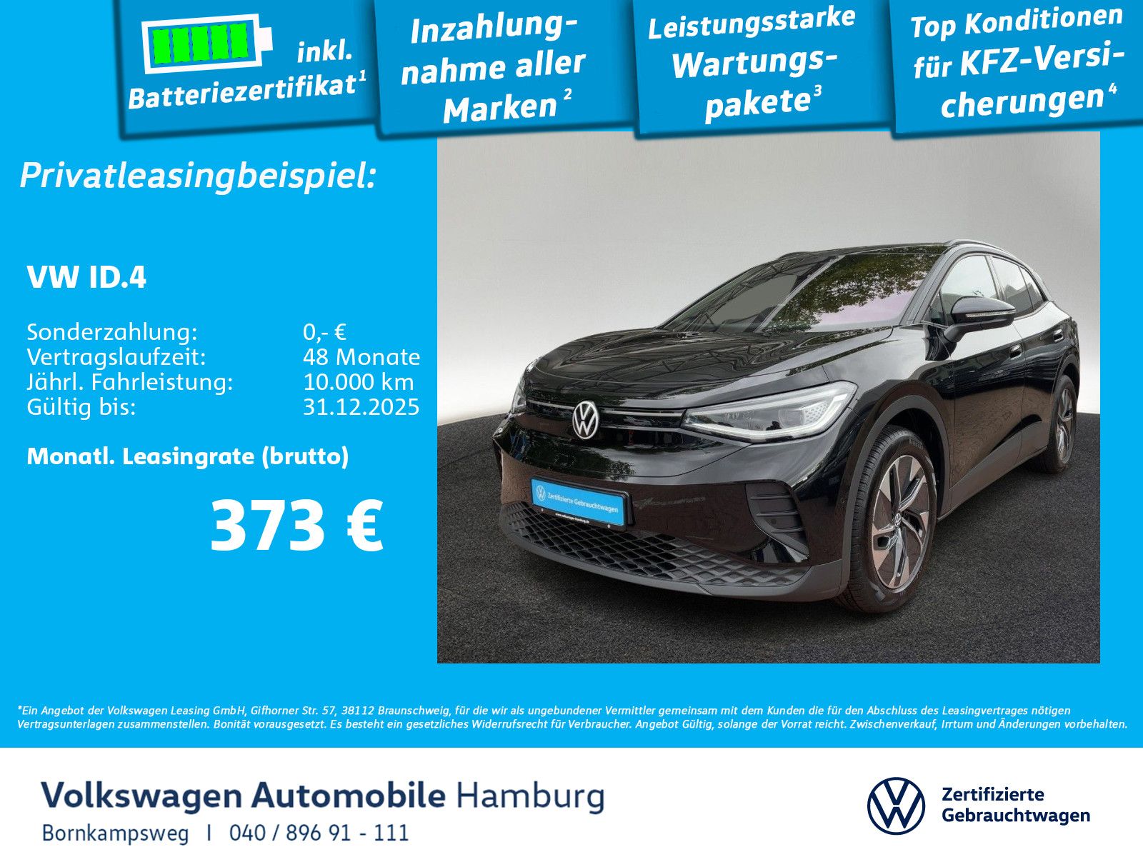 Volkswagen ID.4 Pro Navi LED Kamera AppConnect Wärmepumpe