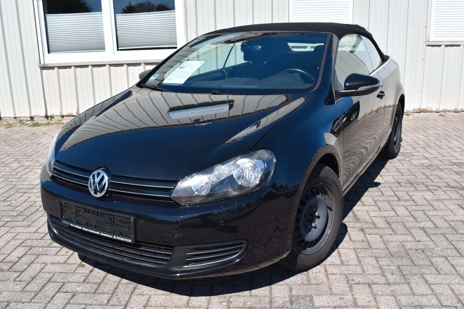 Volkswagen Golf VI Cabriolet 1.6 TDI Basis*TÜVNEU*NAVI*SHZ*