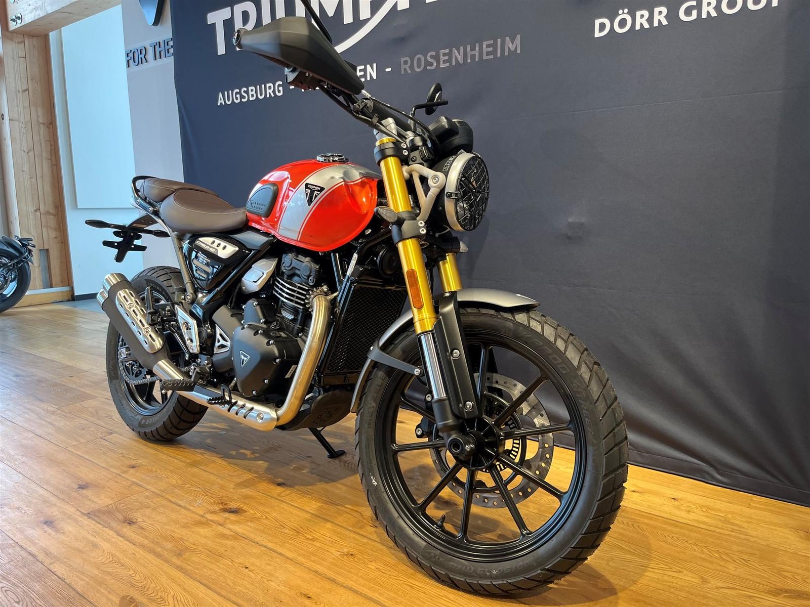 Triumph Scrambler 400 X Modell 2026, ab Lager lieferbar