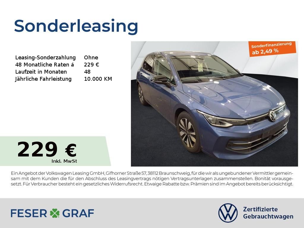 Volkswagen Golf 8 Goal 1.5 TSI DSG Navi AHK Kamera LED SiHz