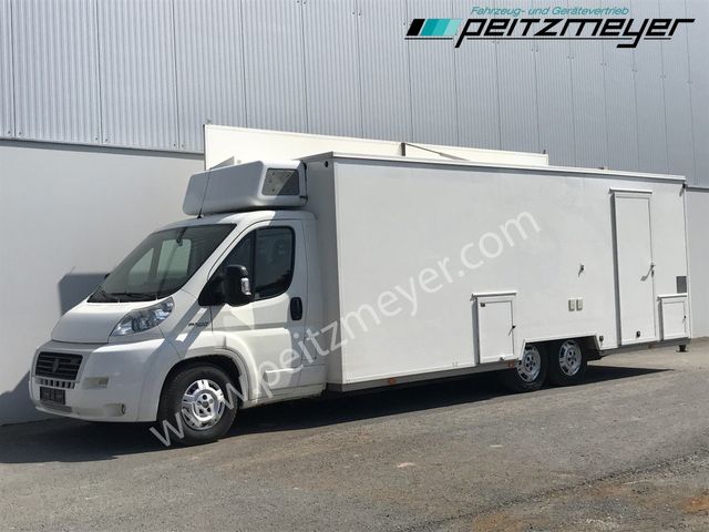 Fiat Ducato Verkaufswagen 6,3 m + Kühltheke, Fritteus